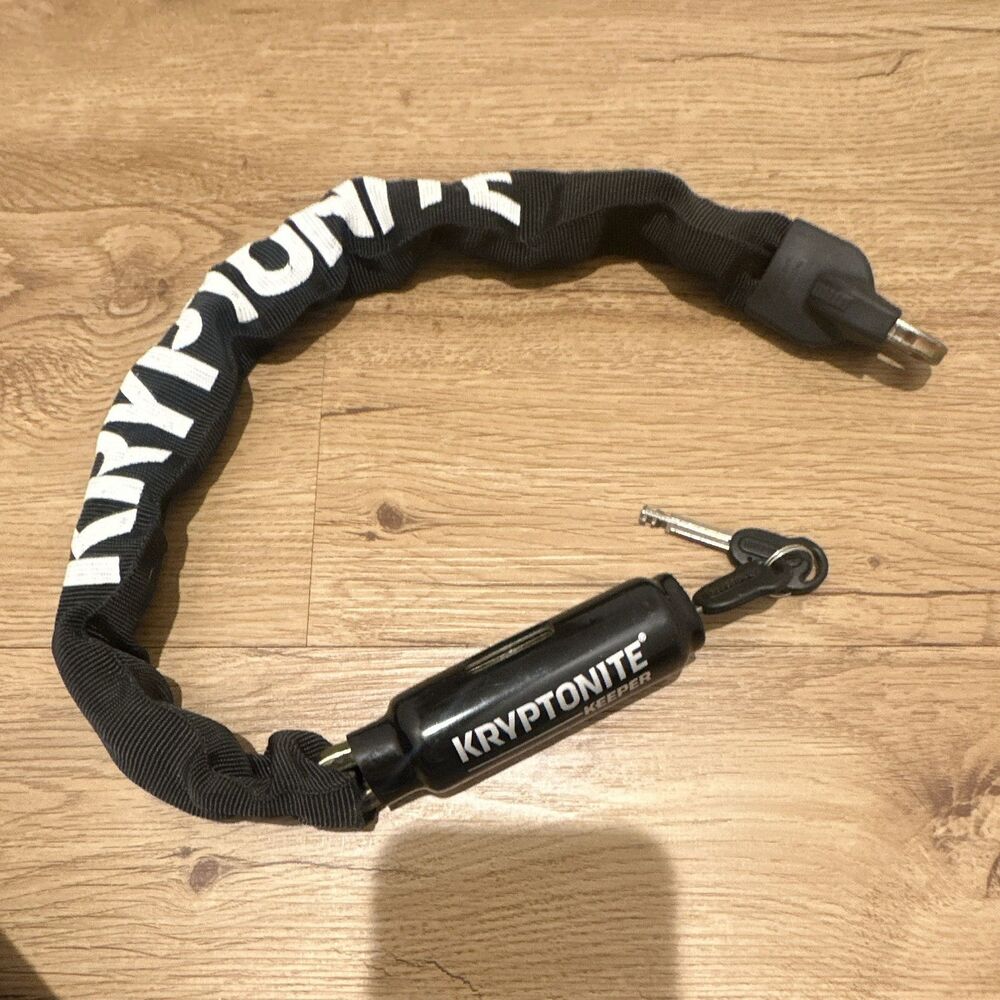 Kryptonite Keeper 785 Integrated Chain Lock Keyed Steel Black
